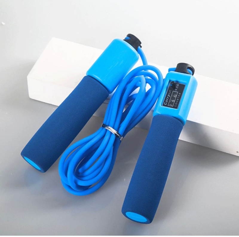 Miniatura 2 de Cuerda Lazo Contador De Saltos 3M Ajusta